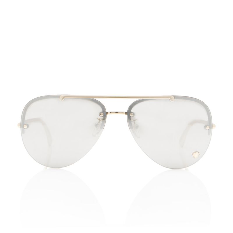 Versace Mirrored Aviator Sunglasses